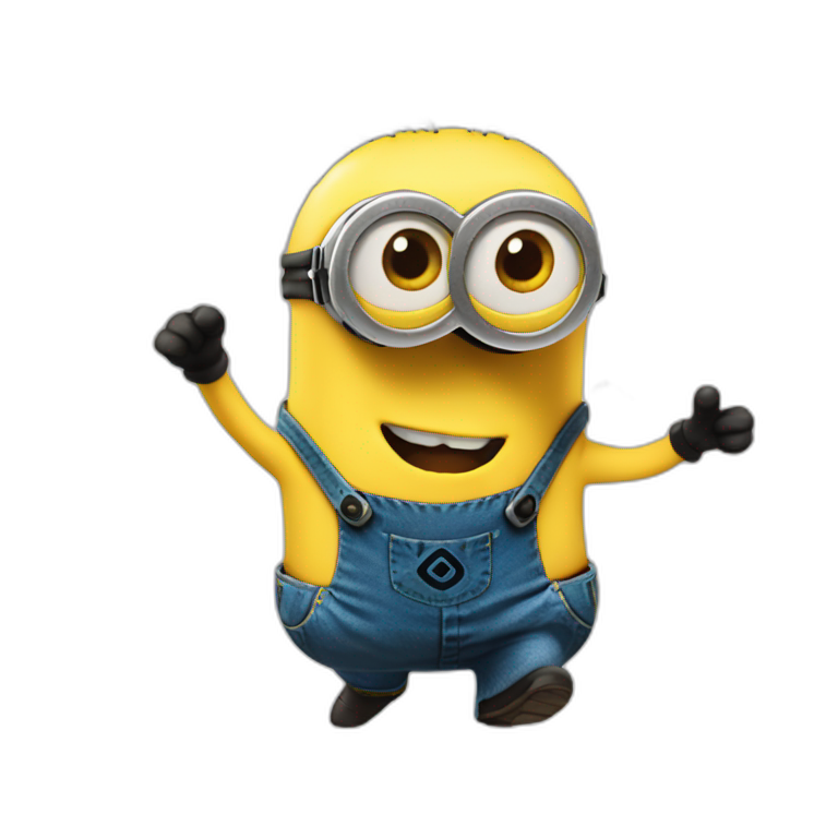 Minion festejando | AI Emoji Generator