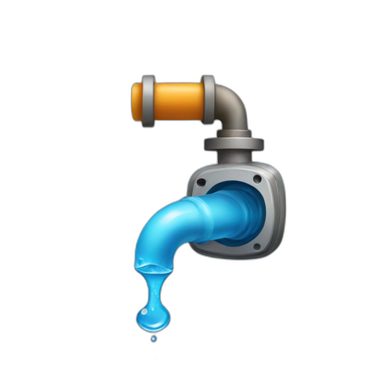 Pipe water leak | AI Emoji Generator