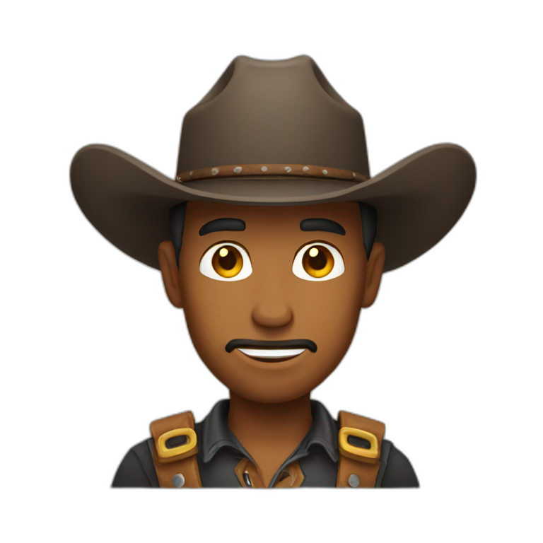 cowboy soyjak | AI Emoji Generator