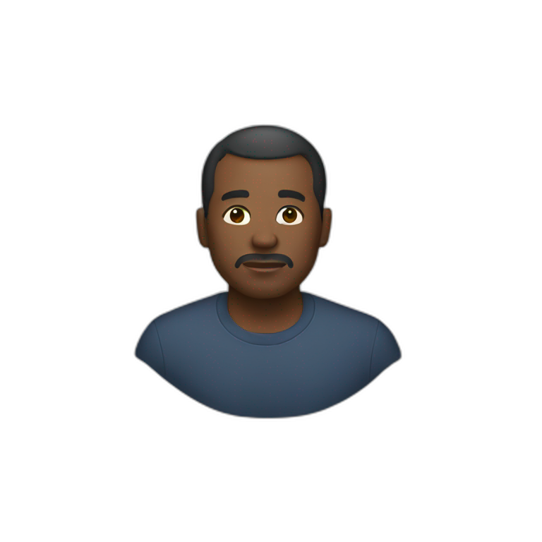 George Floyd taking a breath | AI Emoji Generator