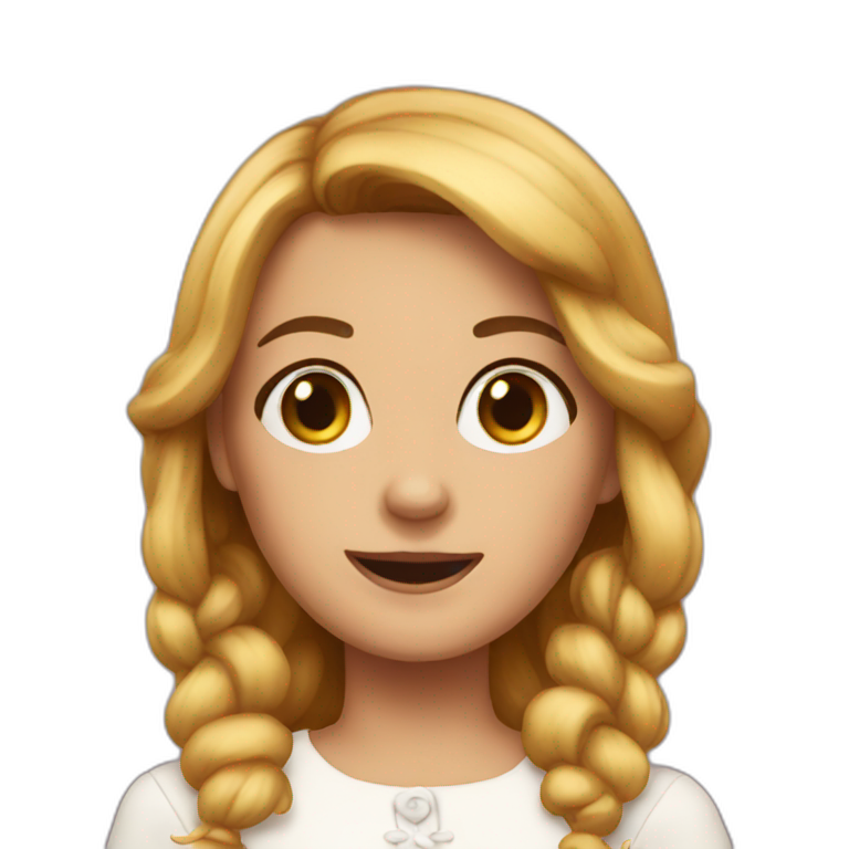 Annabelle conjuring movie doll | AI Emoji Generator