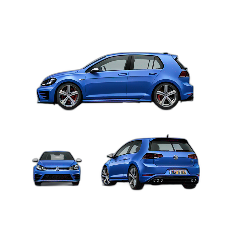 2023 Volkswagen Golf universal black | AI Emoji Generator