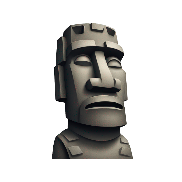 Moai skull emoji | AI Emoji Generator