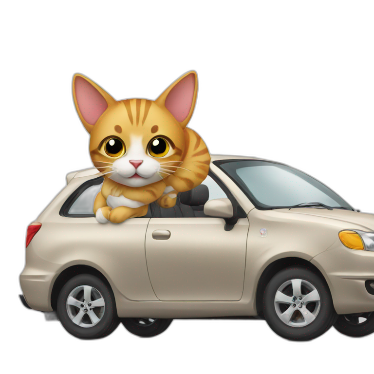 cat-on-car | AI Emoji Generator