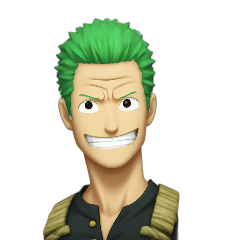 Roronoa zoro one piece | AI Emoji Generator