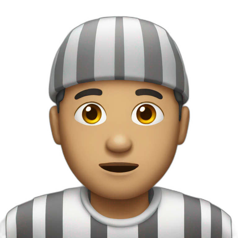 Female Prisoner In Orange Jumpsuit Mugshot Ai Emoji Generator