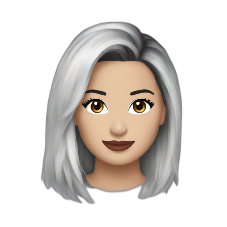 demi lovato wearing yellow lakers jersey | AI Emoji Generator