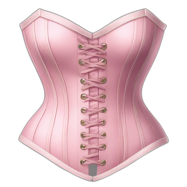 Vintage pink pastel corset