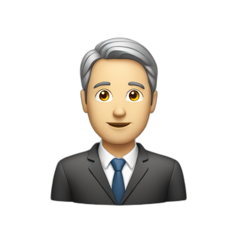 Cute male psychiatrist | AI Emoji Generator