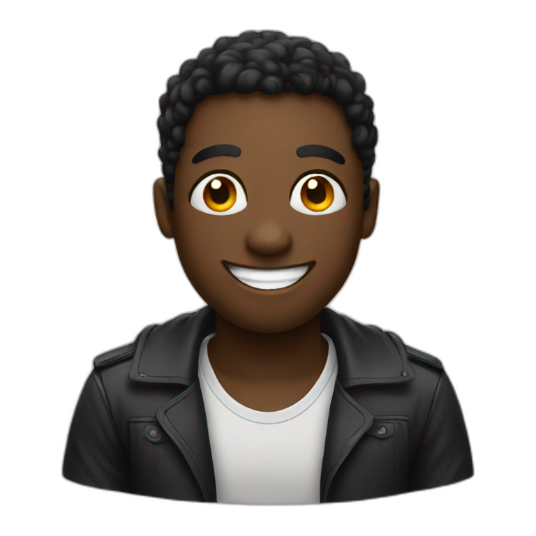 Black emoji | AI Emoji Generator