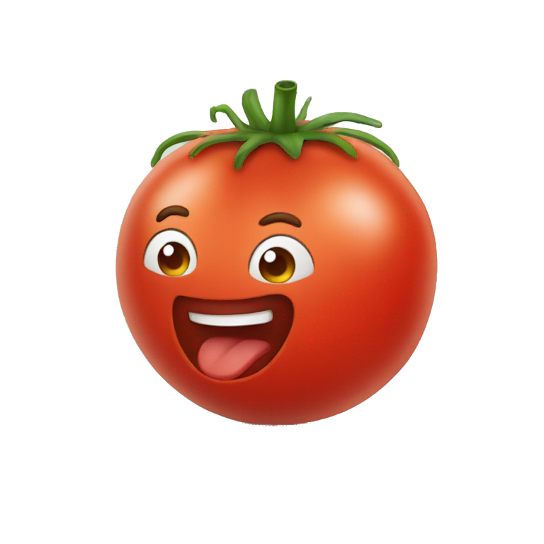 Sliced tomato | AI Emoji Generator