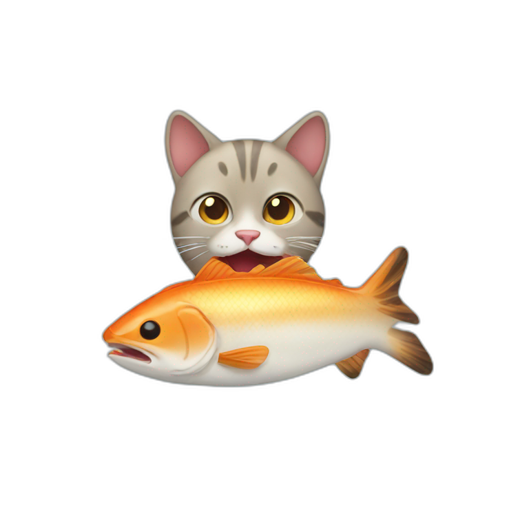 Fish book cat | AI Emoji Generator