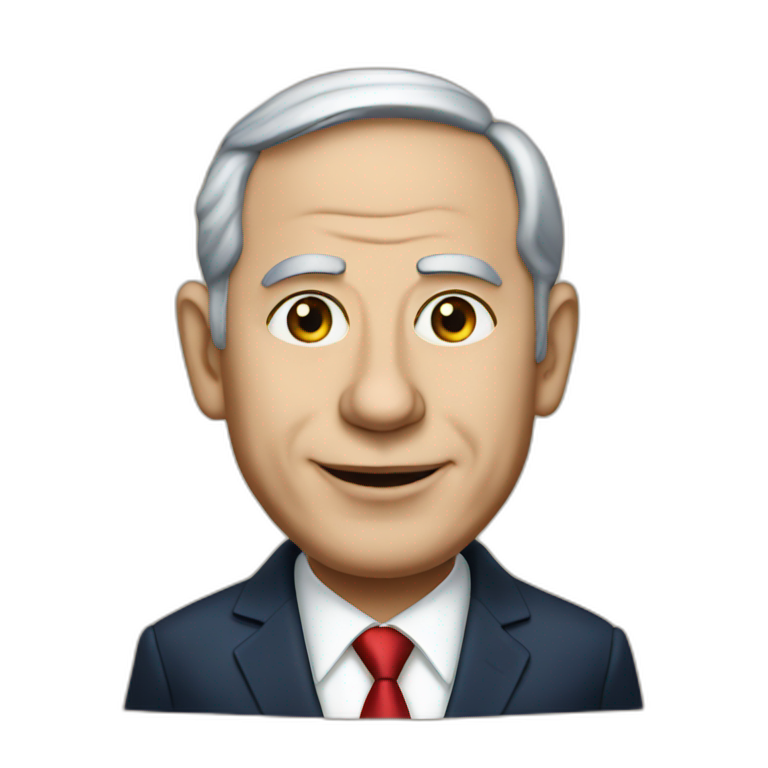 netanyahu crying tears | AI Emoji Generator