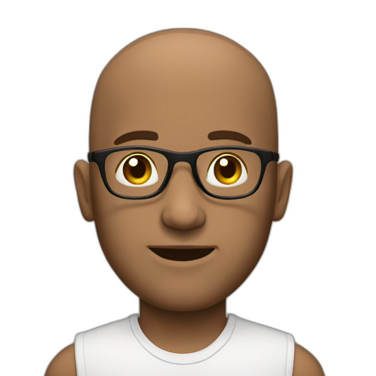 tech nerd dark straight hair no glasses | AI Emoji Generator