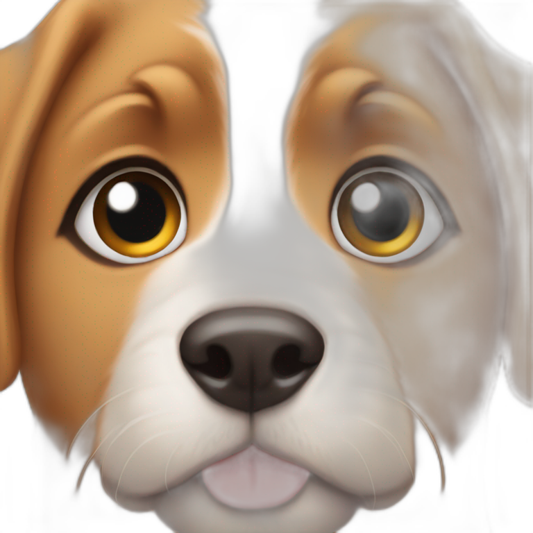 puppy with pleading eyes | AI Emoji Generator