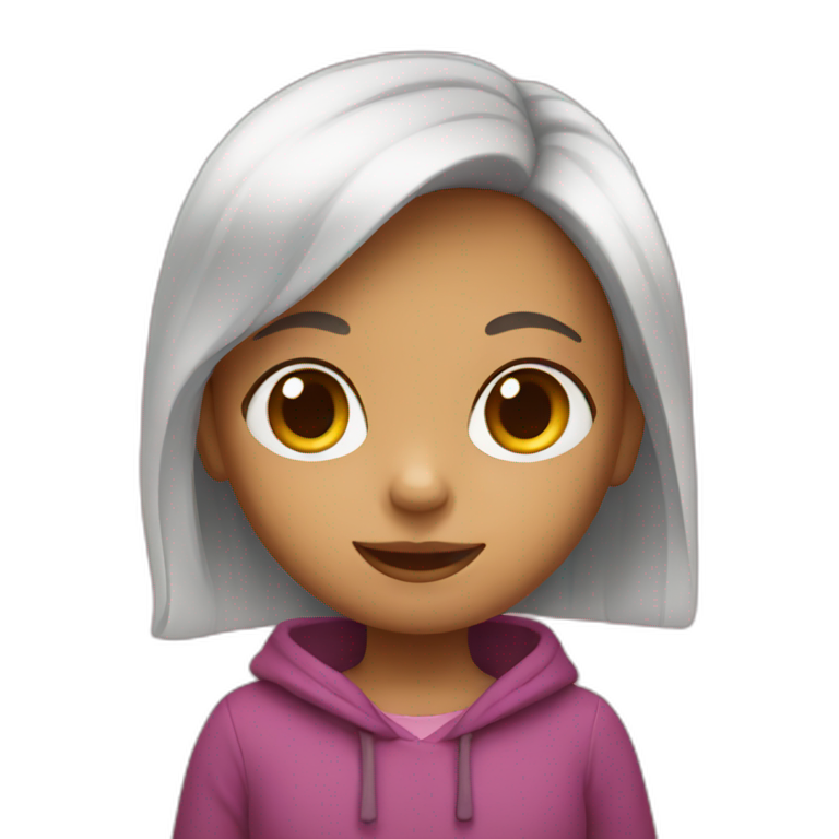 little tahitian girl | AI Emoji Generator