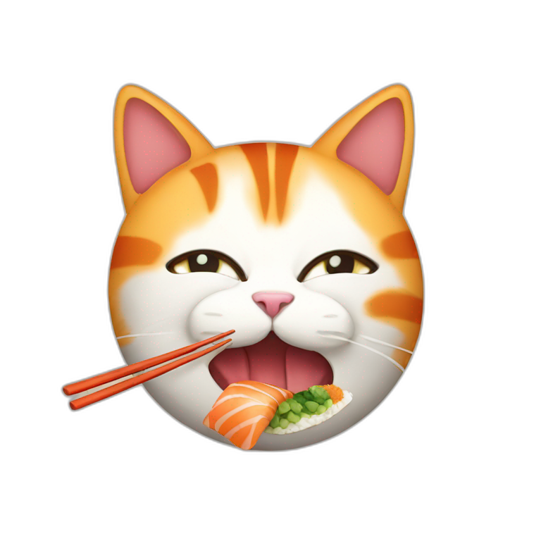 Sushi cat | AI Emoji Generator