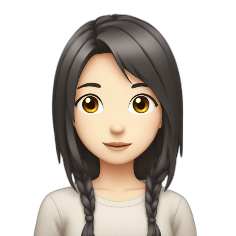 Little anime girl | AI Emoji Generator