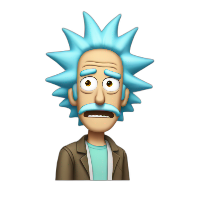 rick sanchez white vest | AI Emoji Generator