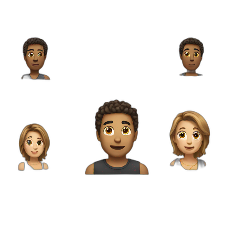 friends serie | AI Emoji Generator