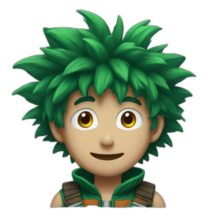 Bakugo fusion deku | AI Emoji Generator