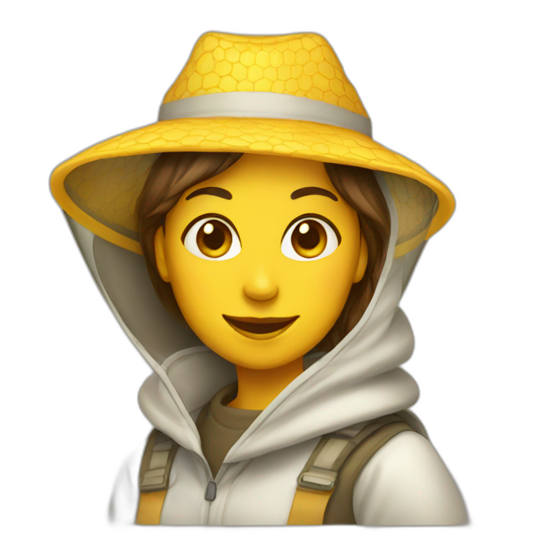 beekeeper black lady | AI Emoji Generator