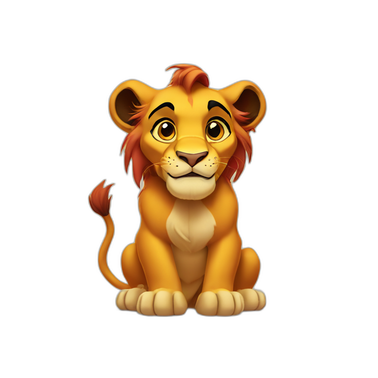 the lion man | AI Emoji Generator