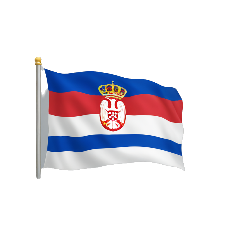 Serbia flag | AI Emoji Generator