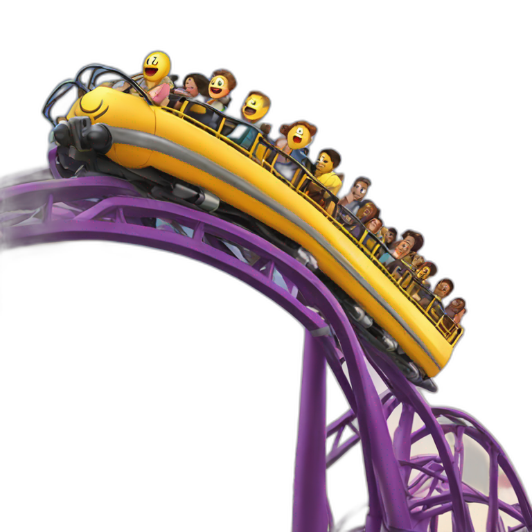 Big roller coaster AI Emoji Generator