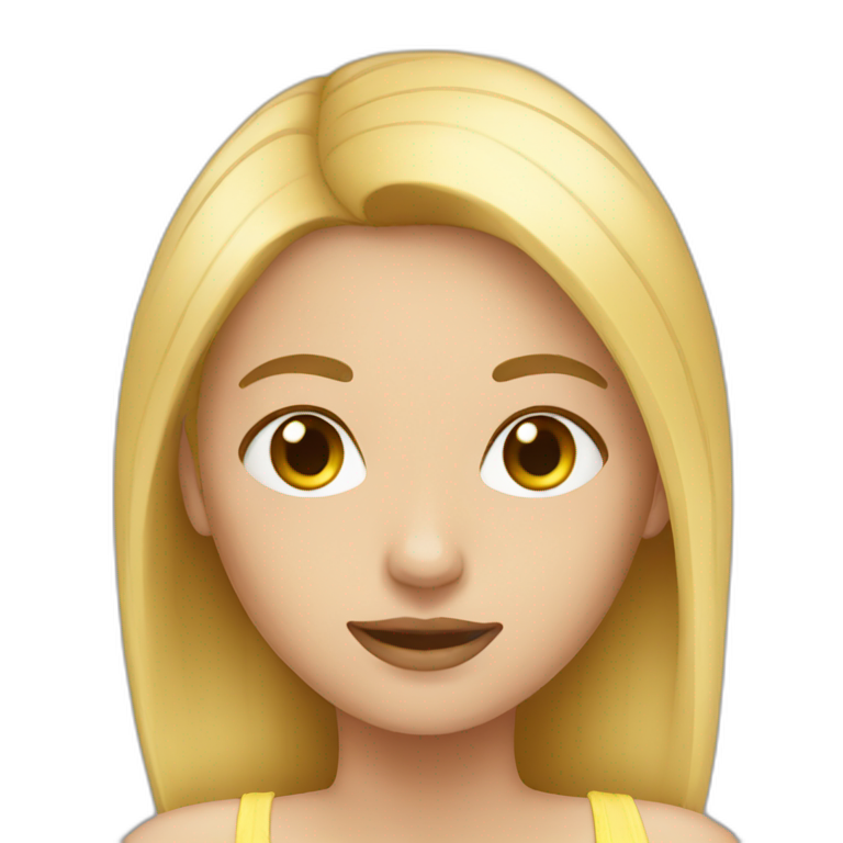 Blonde miner girl | AI Emoji Generator