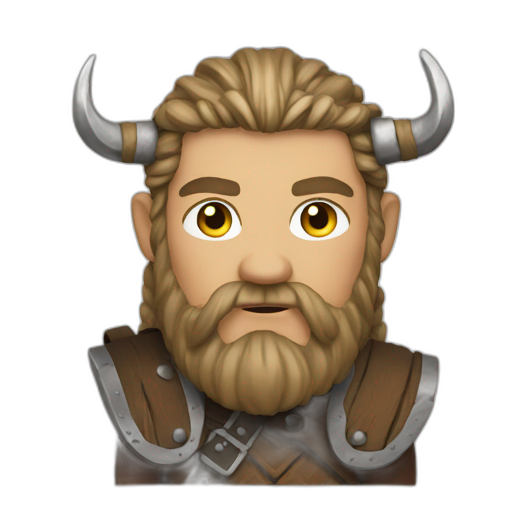 viking-in-a-suit | AI Emoji Generator