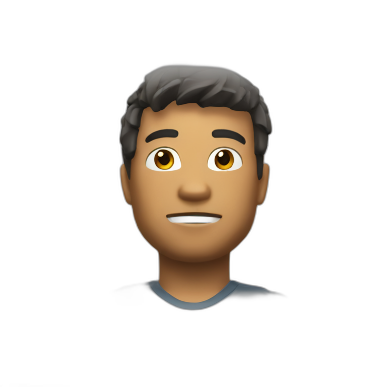 roblox man face  AI Emoji Generator