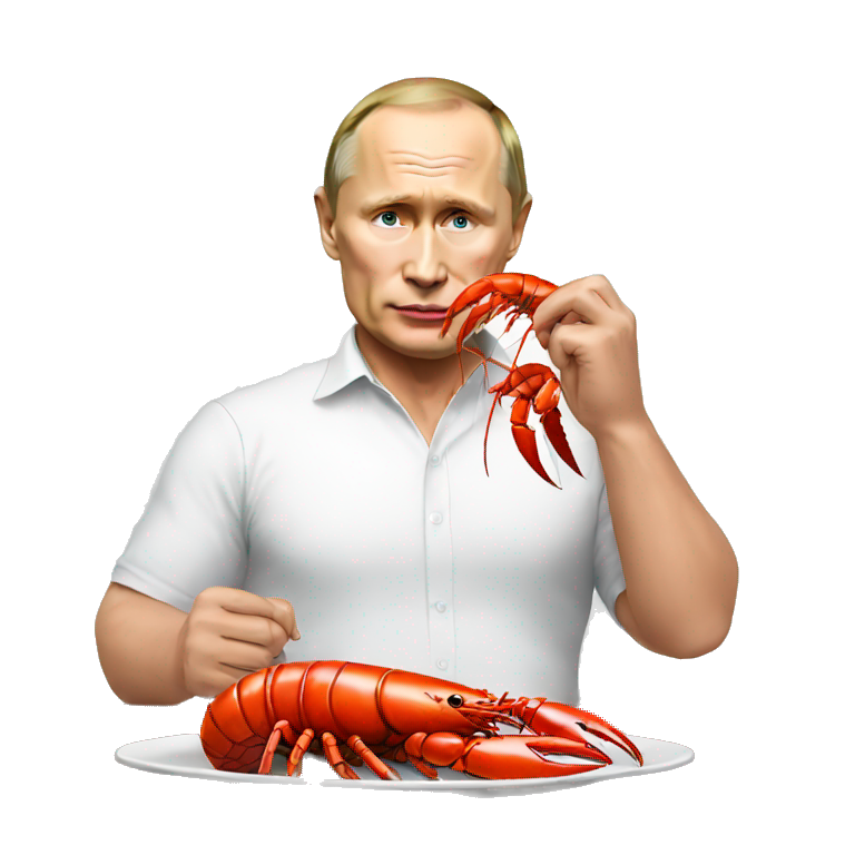 Putin eating poutine | AI Emoji Generator