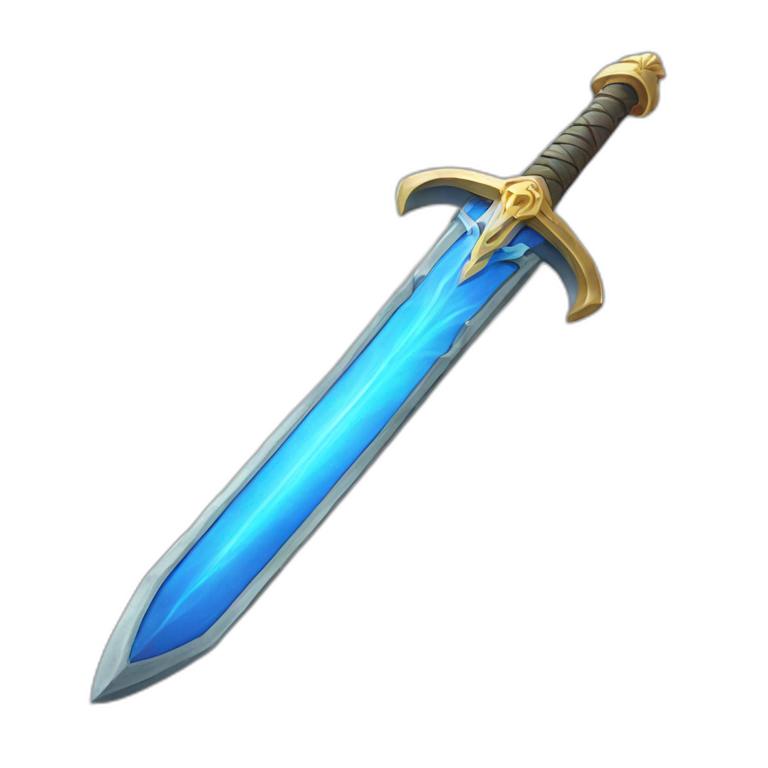 Zelda master sword in stone | AI Emoji Generator