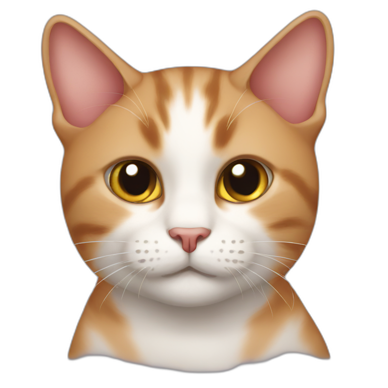 cat with rabbit ear | AI Emoji Generator