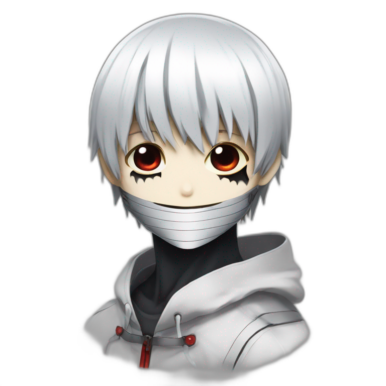 kaneki ghoul | AI Emoji Generator