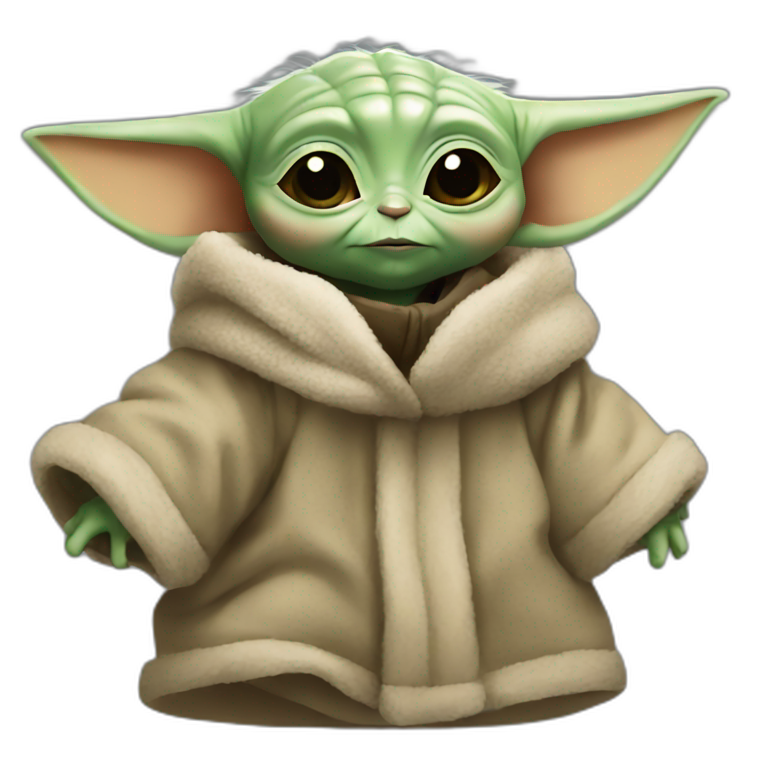 baby yoda using force | AI Emoji Generator