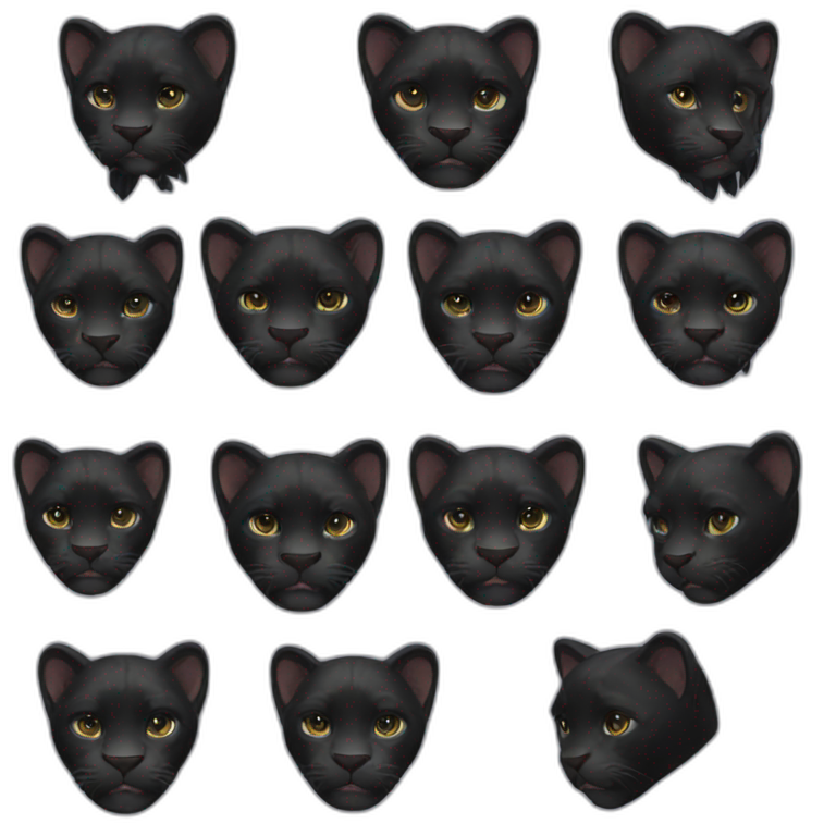 black panther | AI Emoji Generator