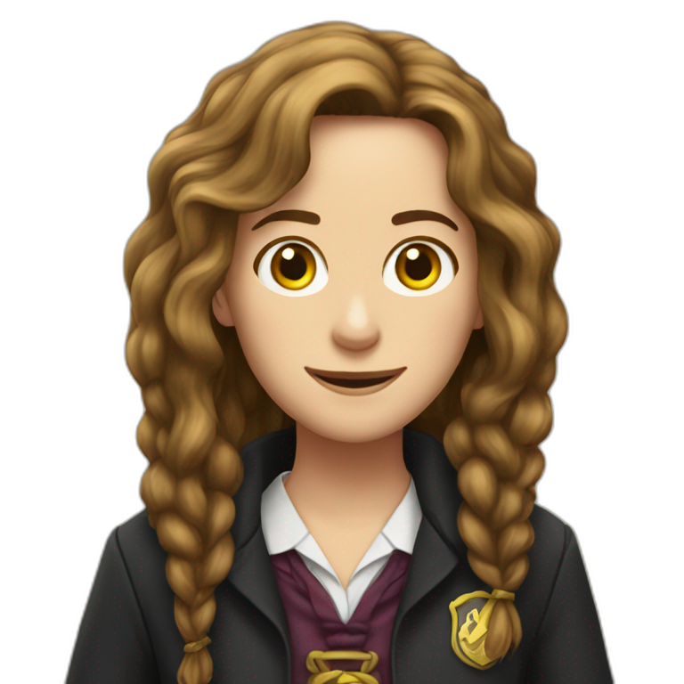 Hermione Granger lips banana | AI Emoji Generator