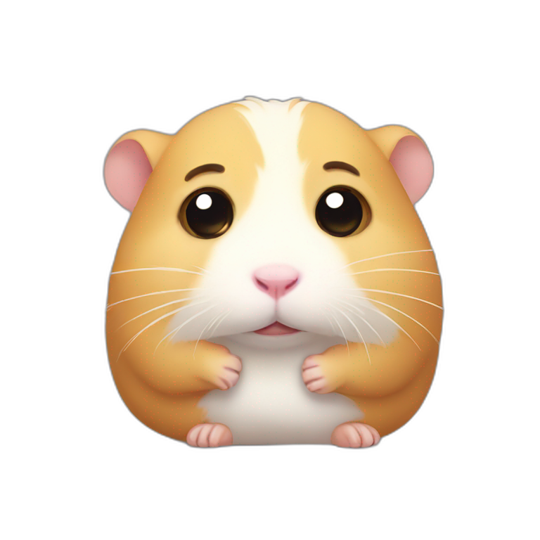 sad hamster | AI Emoji Generator