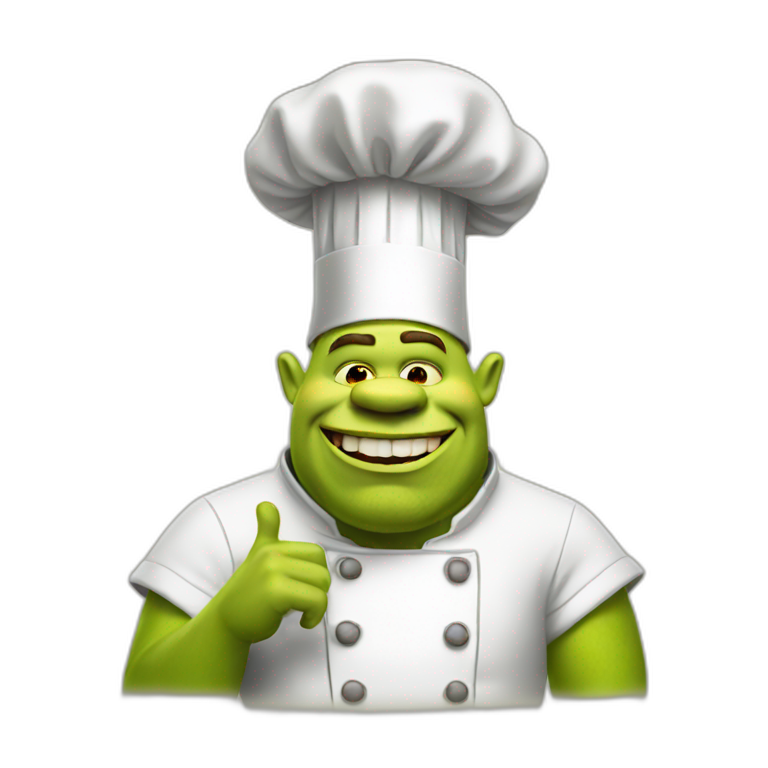 Chef Shrek | AI Emoji Generator