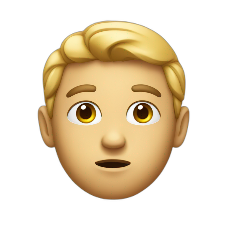 serious face emoji thinking | AI Emoji Generator