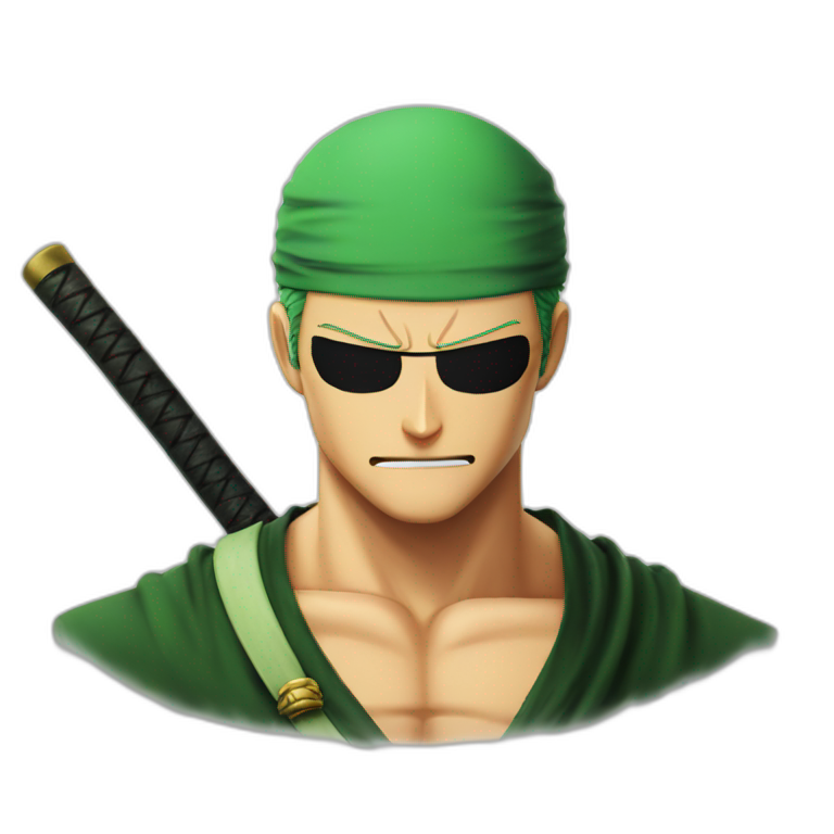 Roronoa Zoro one piece | AI Emoji Generator