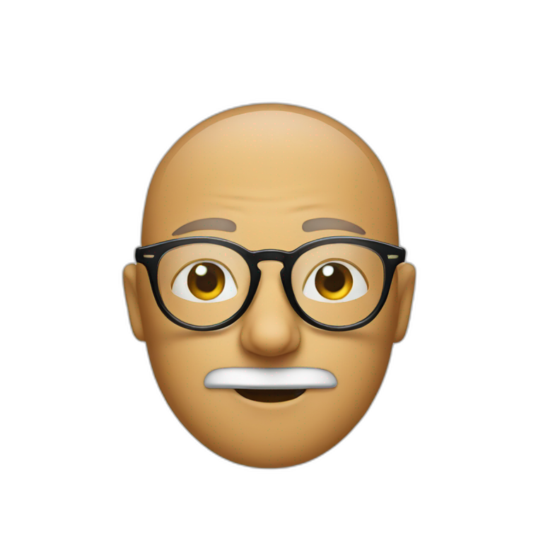 smiling batman wearing glasses | AI Emoji Generator