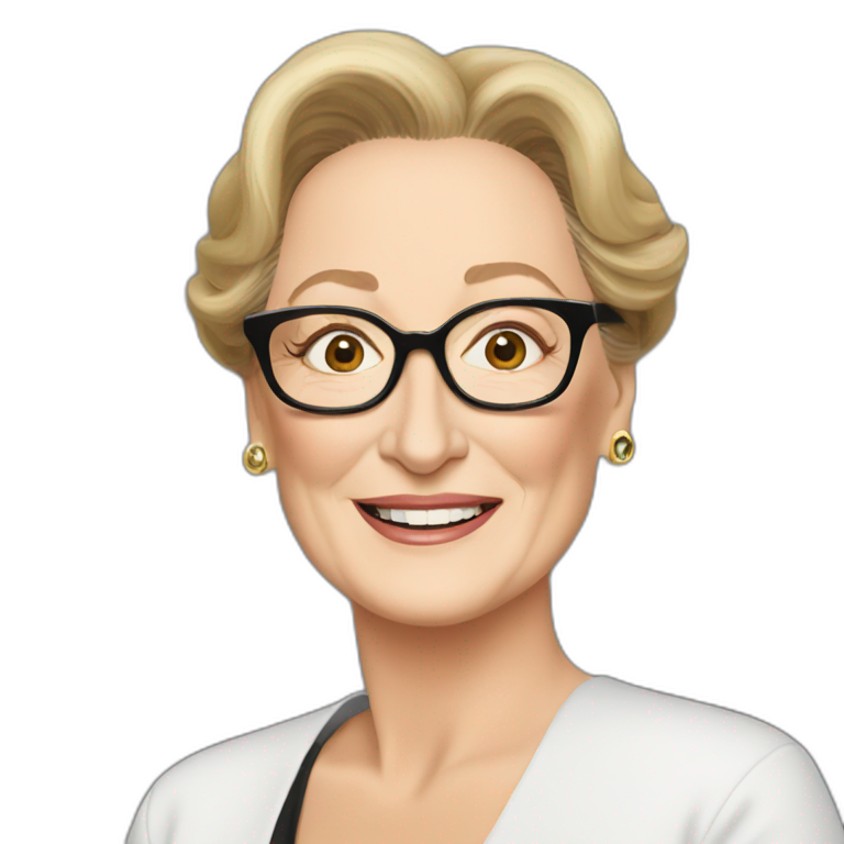 miranda priestly meryl streep ios | AI Emoji Generator