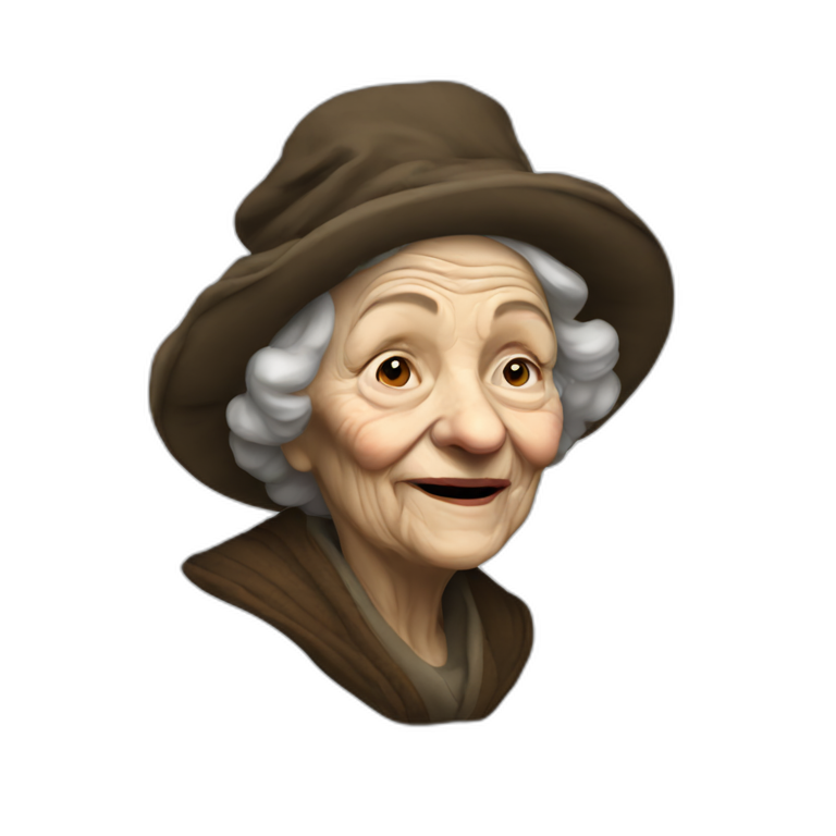 help an old lady | AI Emoji Generator