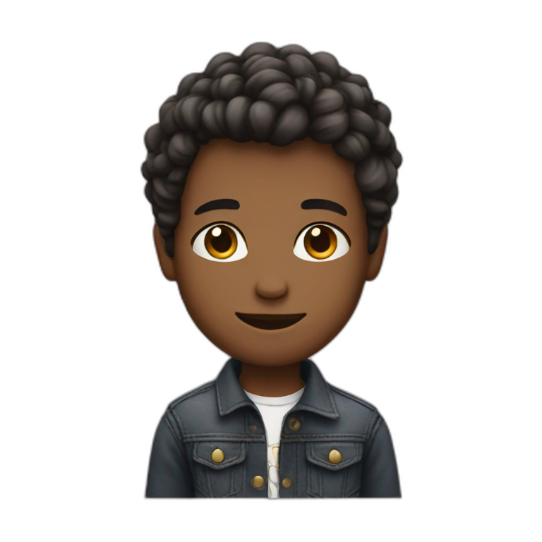 Boy with spacks stylish | AI Emoji Generator