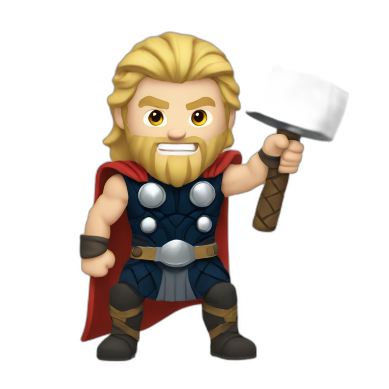 Thor, Hammer | AI Emoji Generator