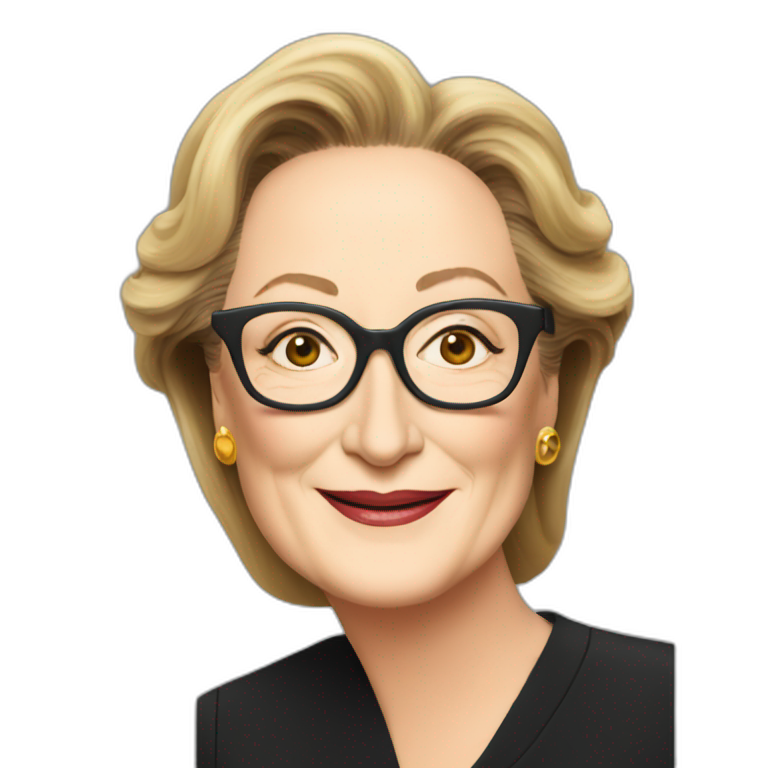 meryl streep | AI Emoji Generator