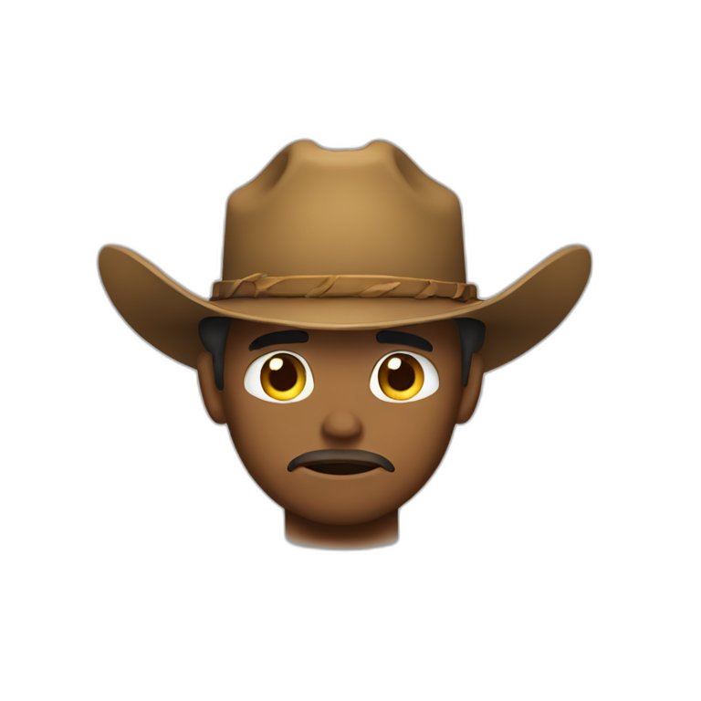 Covid Mask Sad Cowboy Ai Emoji Generator